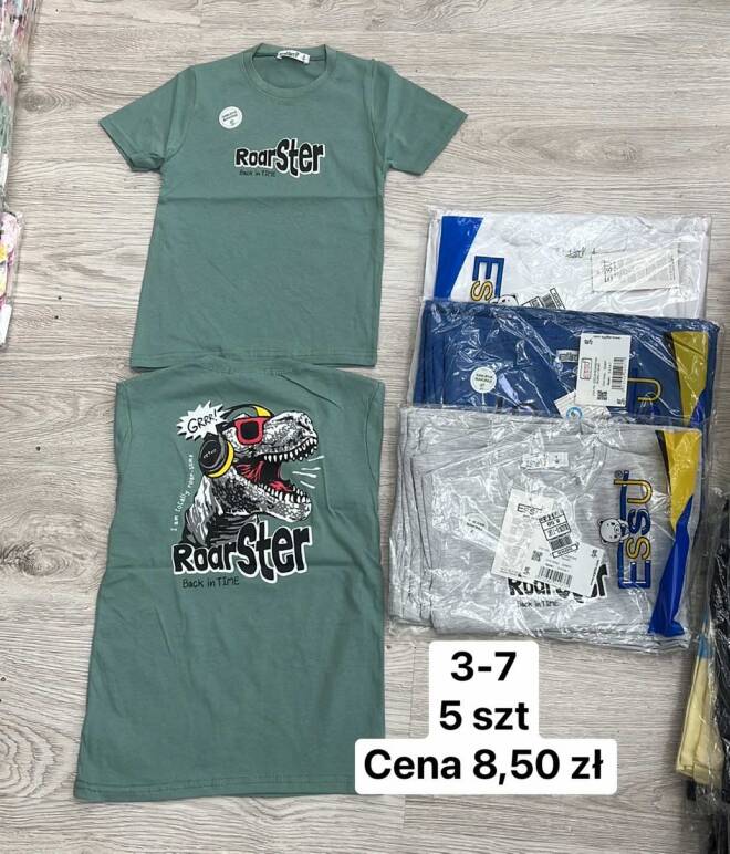 Bluzki dziewczęce 2162 MIX KOLOR 3-7 1