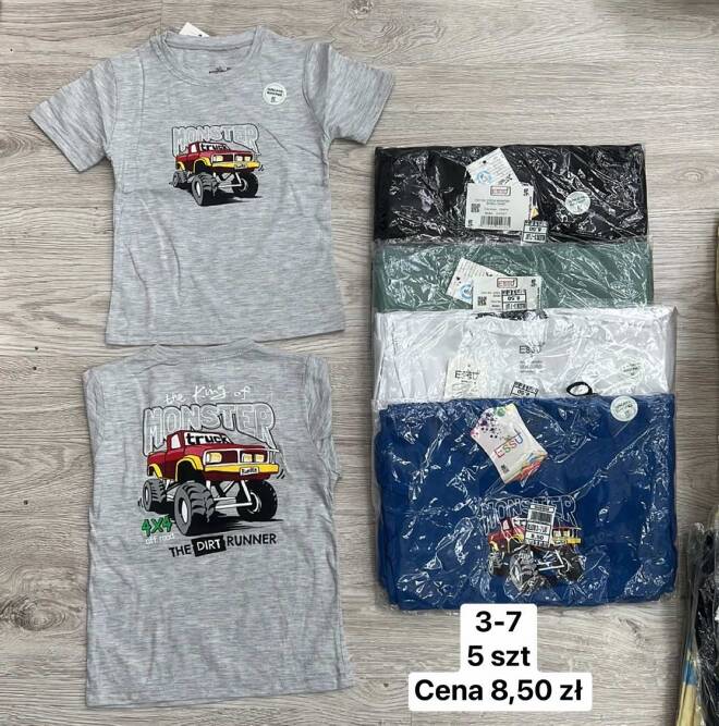 Bluzki dziewczęce 2162 MIX KOLOR 3-7 1