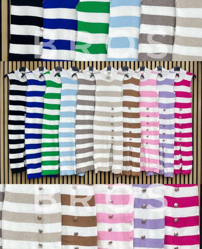 Sukienka damskie 2289 Mix kolor Standard (Towar Włoskie) 1