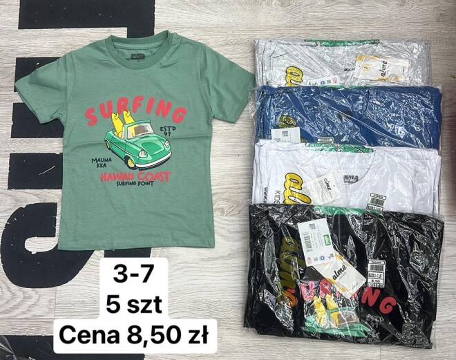 Bluzki dziewczęce 2165 MIX KOLOR 3-7 1