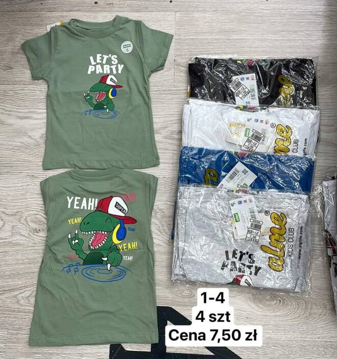 Bluzki dziewczęce 2171 MIX KOLOR 1-4 1