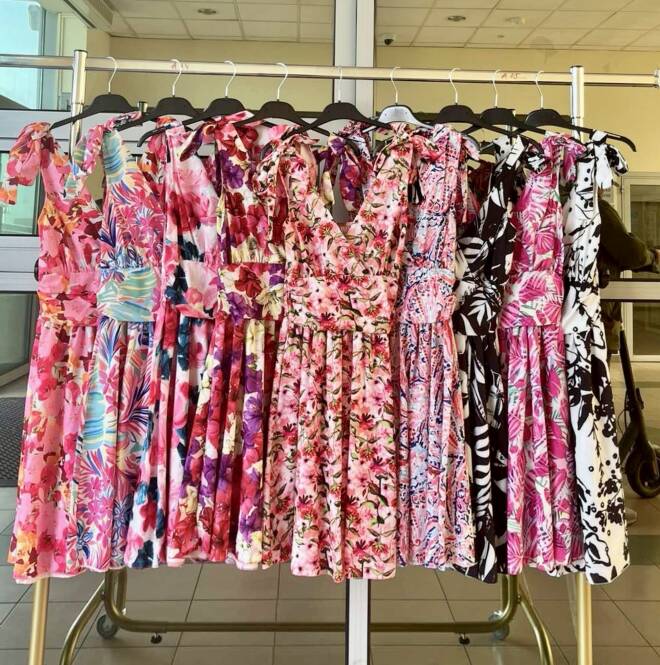 Sukienka damskie 2497 MIX KOLOR STANDARD 1