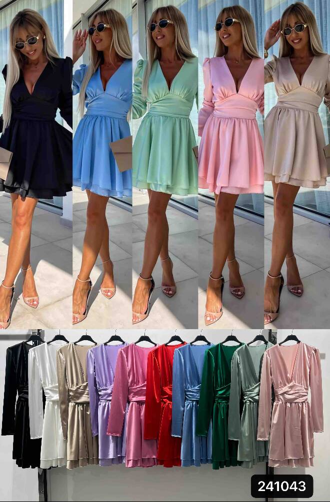 Sukienka damskie 2500 MIX KOLOR STANDARD