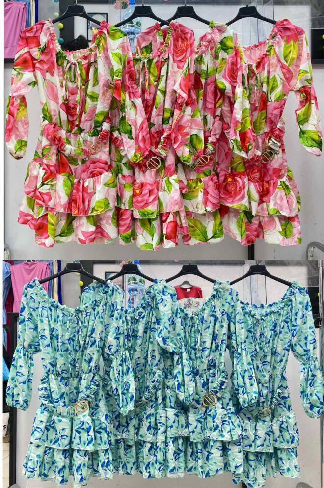 Sukienka damskie 2407 MIX KOLOR STANDARD  