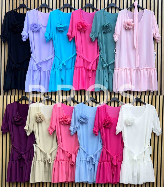 Sukienka damskie 2505 Mix kolor Standard (Towar Włoskie)   1