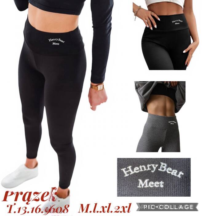 Leginsy damskie 2505 Mix kolor M-2XL