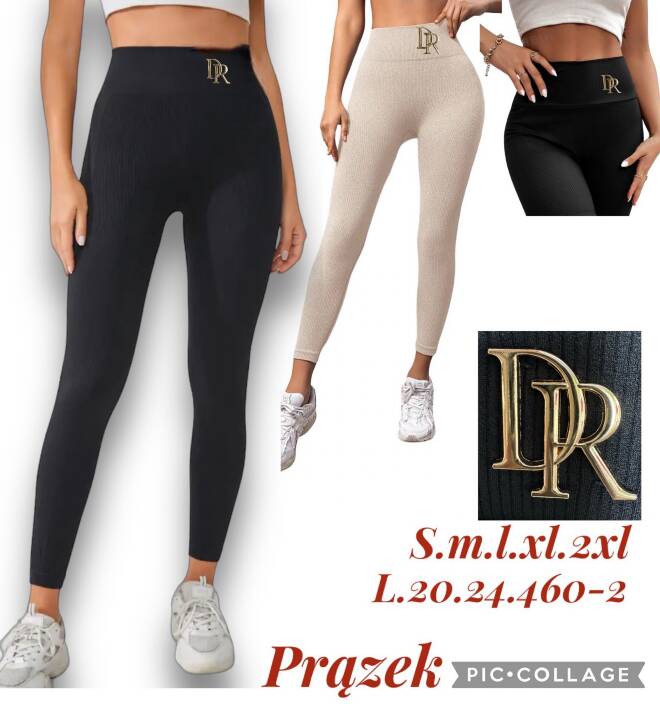Leginsy damskie 2508 Mix kolor S-2XL 1