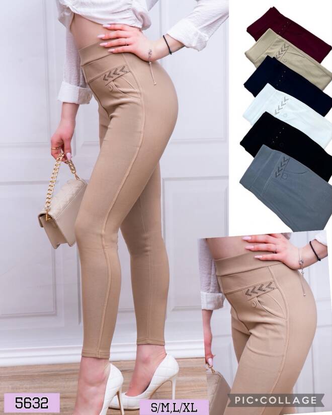 Leginsy damskie 5632 Mix kolor S-XL 1