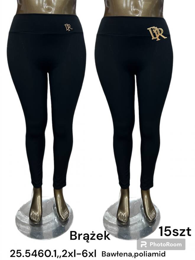 Leginsy damskie 5014 Mix kolor 2XL-6XL 1