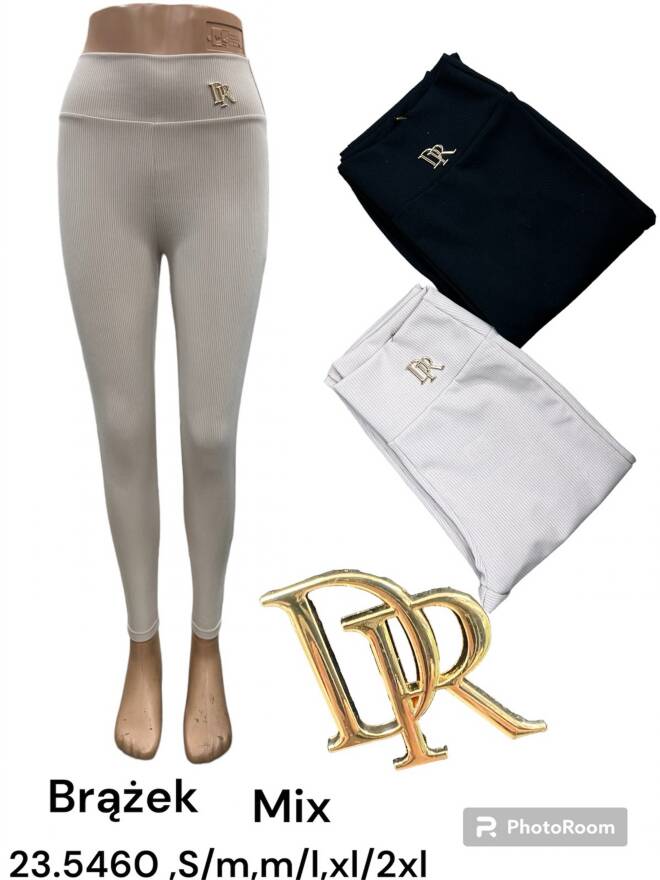 Leginsy damskie 5015 Mix kolor S-2XL