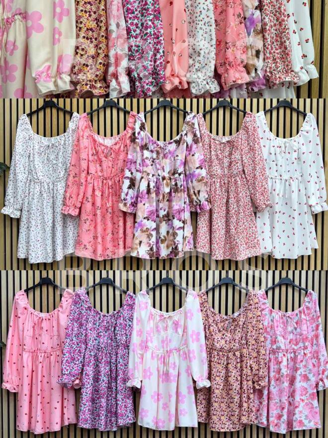 Sukienka damskie 2508 Mix kolor Standard (Towar Włoskie)  