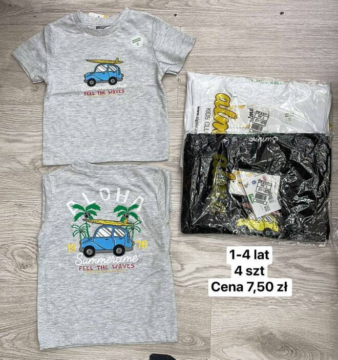 Bluzki dziewczęce 2151 MIX KOLOR 1-4 1