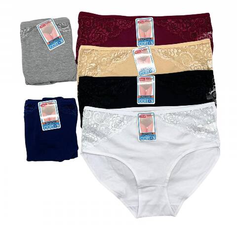 Majtki damskie C1256 Mix kolor XL-3XL