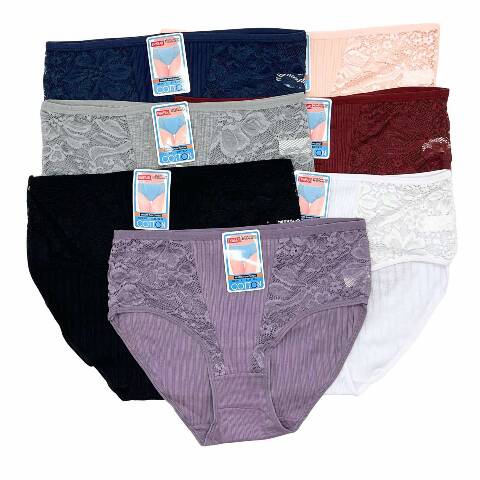 Majtki damskie W313 Mix kolor XL-3XL 1