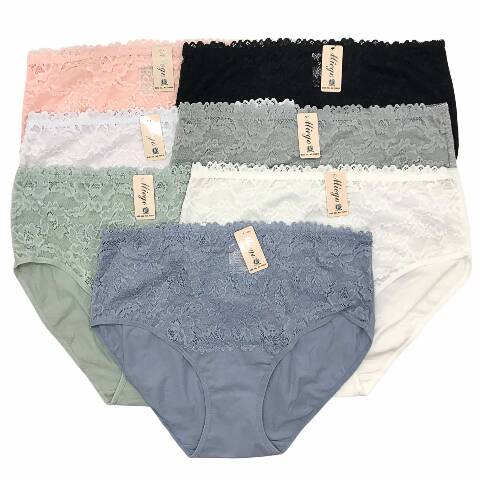 Majtki damskie 720014 Mix kolor 2XL-4XL