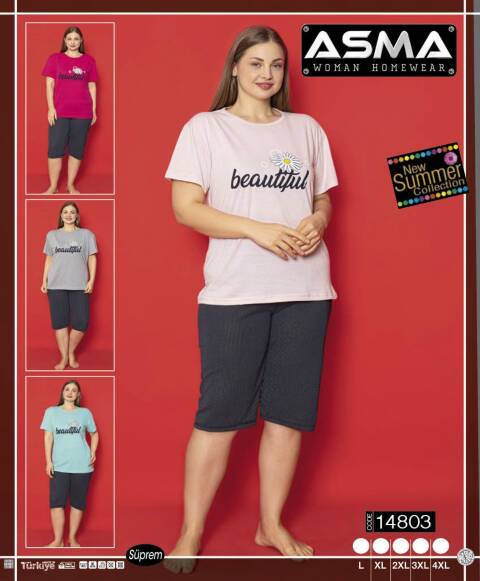 Piżama damskie 14803 Mix kolor L-4XL (Towar Tureckie) 1