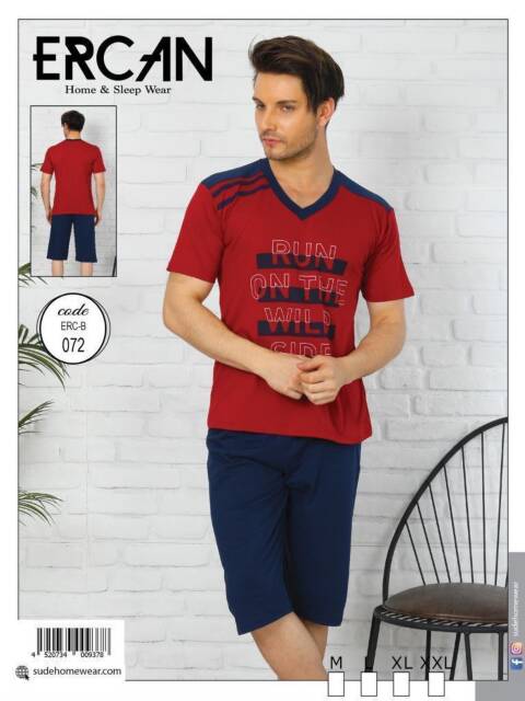 Piżama męskie 072  1 kolor L-4XL