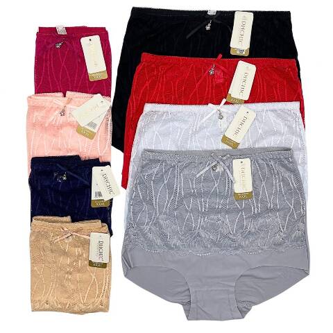 Majtki damskie 9040 Mix kolor 2XL-4XL