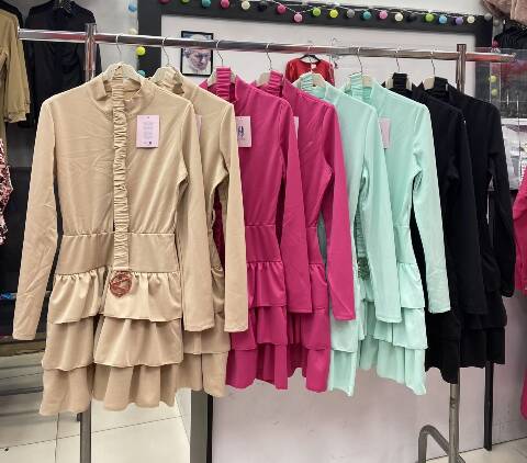 Sukienka damskie M189 Mix kolor Standard