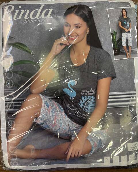 Piżama damskie P123 Mix kolor Standard (Towar Tureckie) 1