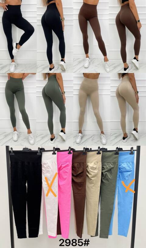Leginsy damskie 2985 Mix kolor Standard