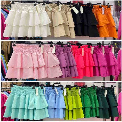 Spódnice damskie M131 Mix kolor Standard