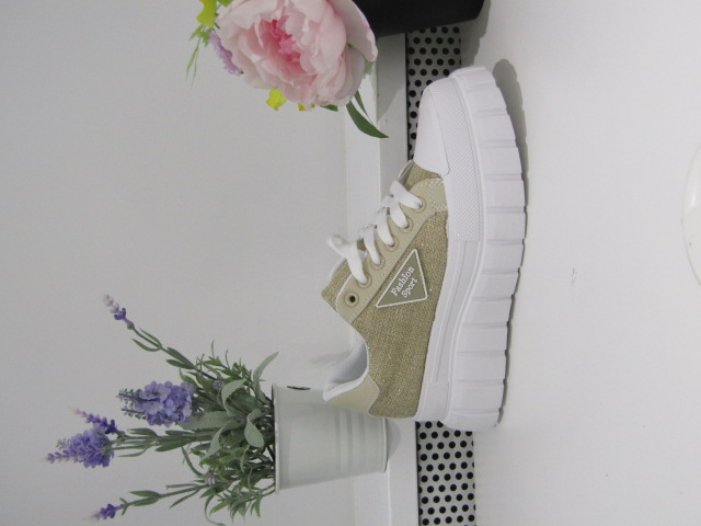Trampki damskie 23067 BEIGE 36-41