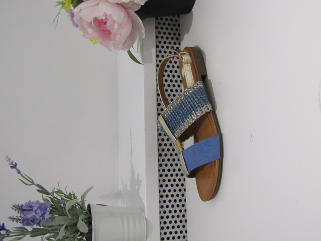 Sandały damskie 8095 BLUE 36-41