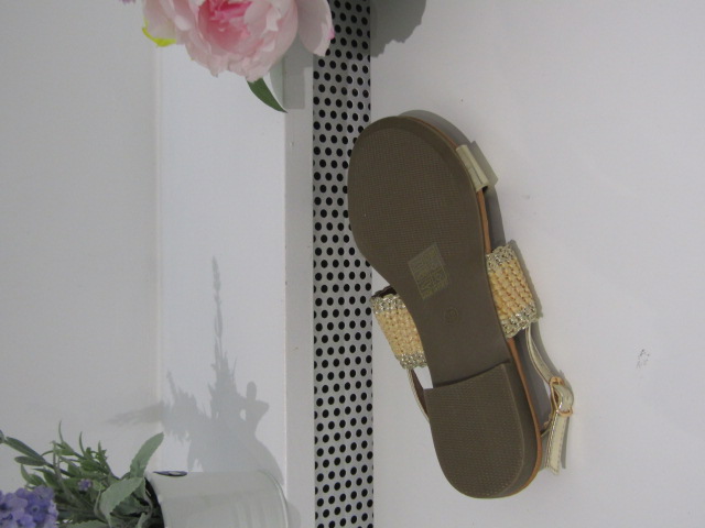 Sandały damskie 8095 GOLD 36-41 1