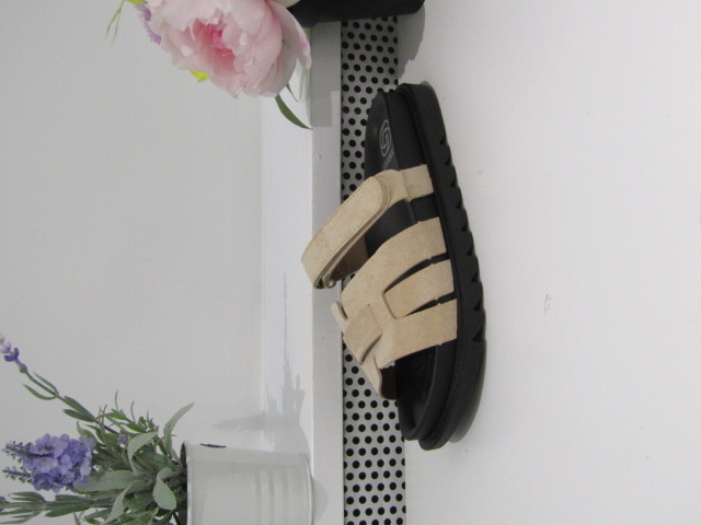 Klapki Damskie CD317 BEIGE 36-41