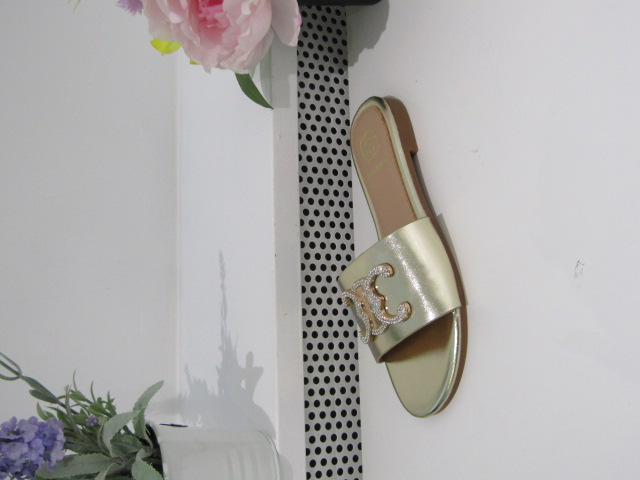 Klapki Damskie M20 GOLD 36-41