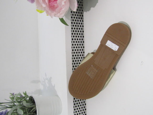 Klapki Damskie M19 GOLD 36-41 1