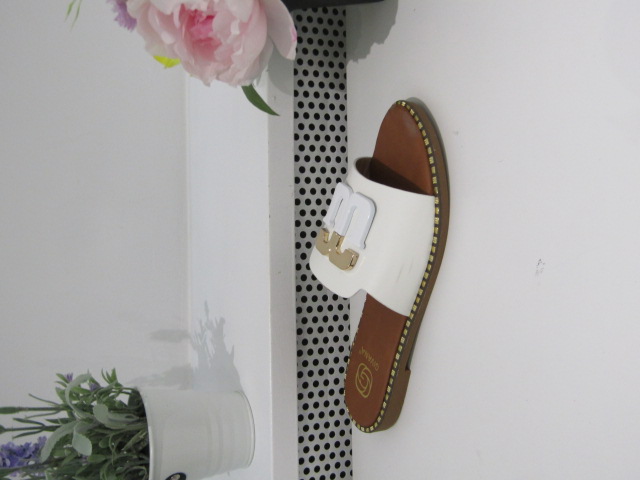 Klapki Damskie M19 WHITE 36-41