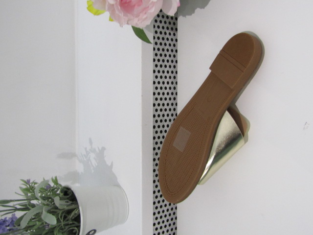 Klapki Damskie M24 GOLD 36-41 1