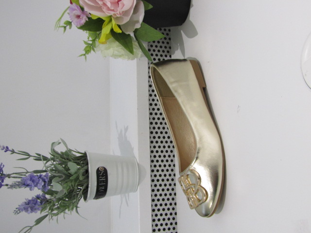 Baleriny Damskie 8070 GOLD 36-41
