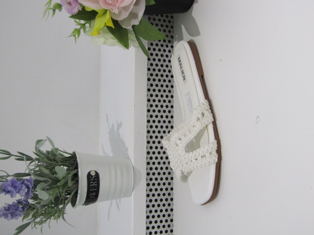 Klapki Damskie C279 WHITE 36-41