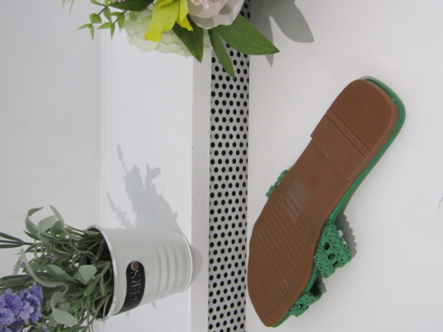 Klapki Damskie C279 GREEN 36-41 1