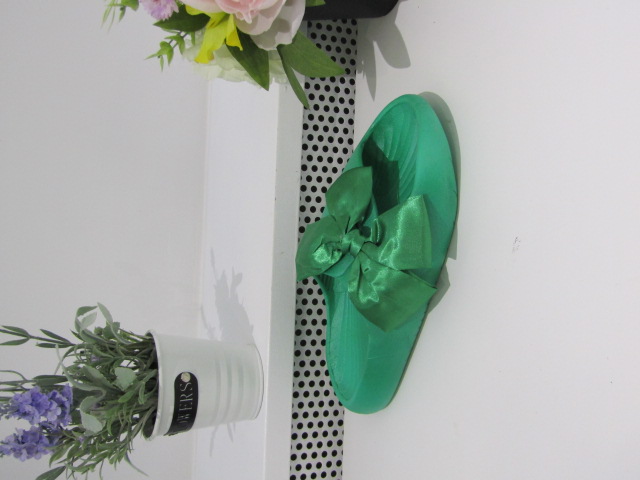 Klapki Damskie 138-LS GREEN 36-41