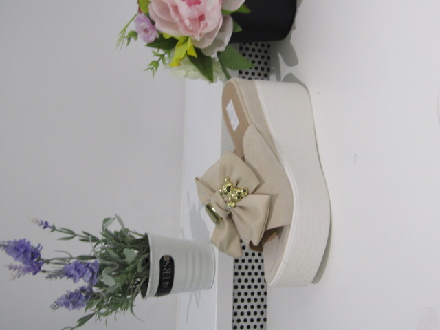 Klapki Damskie 8082 BEIGE 36-41