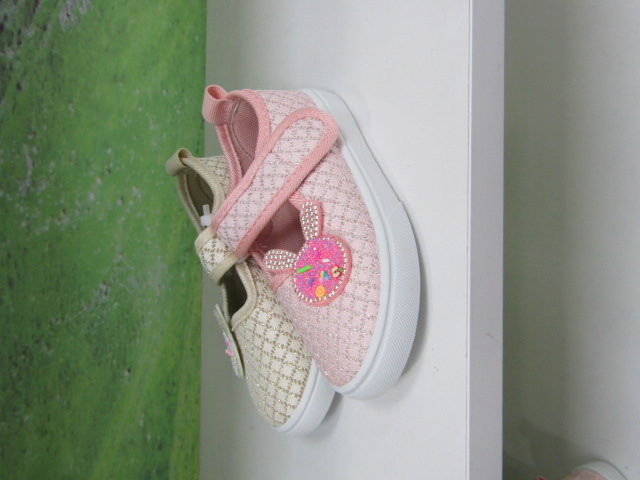 Baleriny Dziecięce 951A BLACK/BEIGE/PINK 21-26