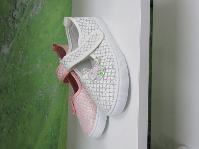 Baleriny Dziecięce 951C WHITE/BEIGE/PINK 31-36