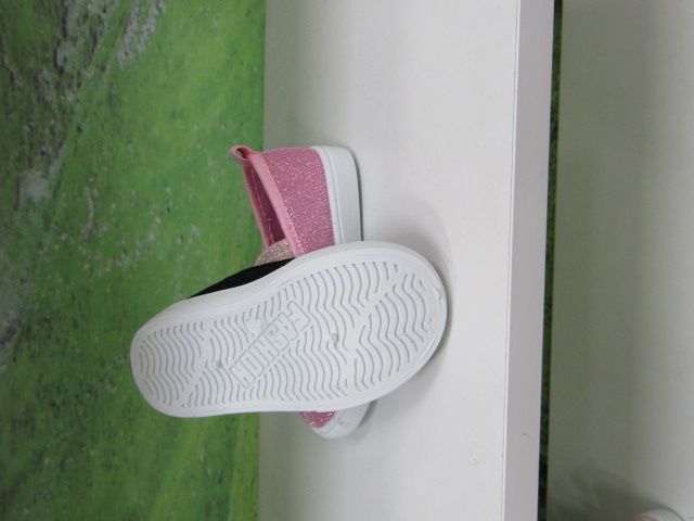 Baleriny Dziecięce 950A BLACK/SILVER/PINK 21-26 1