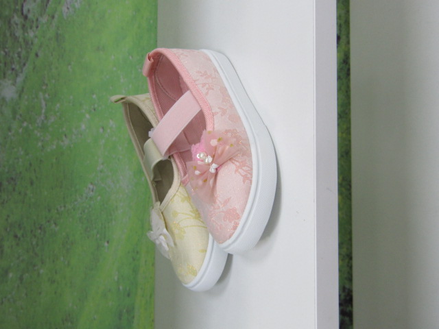 Baleriny Dziecięce 957B GREY/BEIGE/PURPLE 26-31