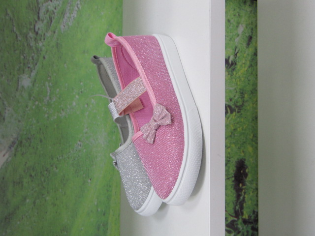 Baleriny Dziecięce 950C BLACK/SILVER/PINK 31-36