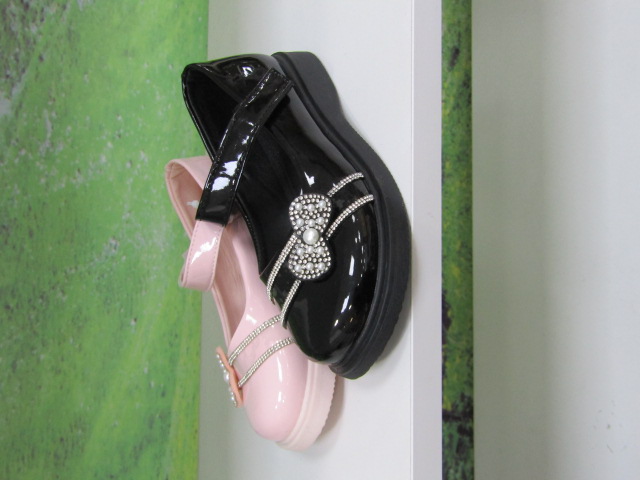 Baleriny Dziecięce YF-19C BLACK/BEIGE/PINK 31-36