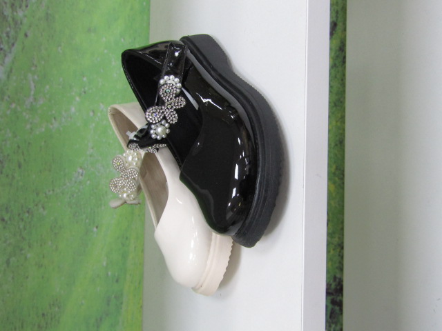 Baleriny Dziecięce YF-18B BLACK/BEIGE/PINK 25-30