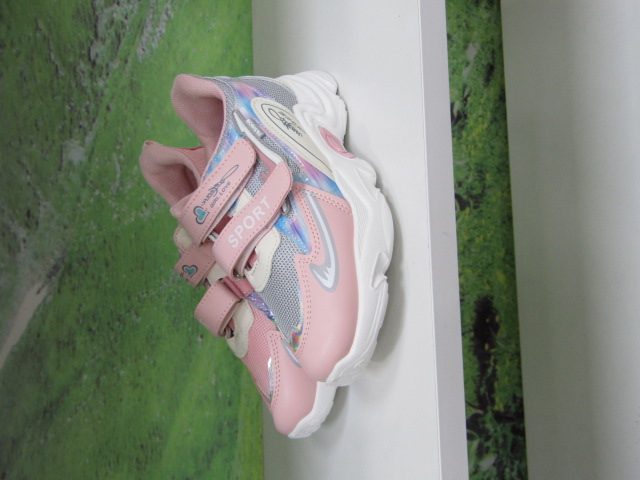 Buty Sportowe Dziecięce C4328 PINK/BLACK/ORANGE 33-38