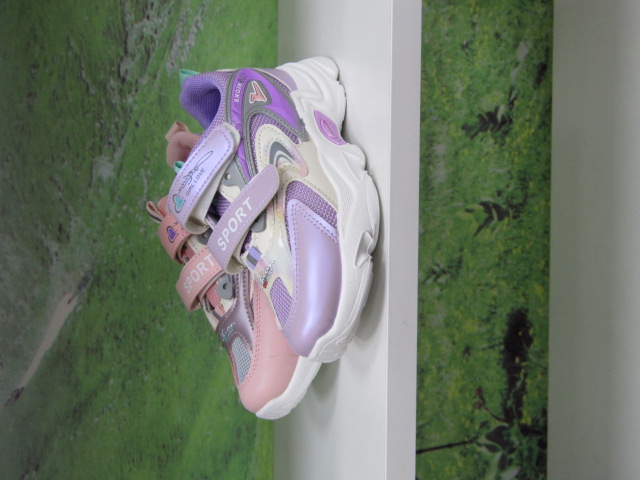 Buty Sportowe Dziecięce C4327-22 PINK/PURPLE/PINK-GREY 33-38