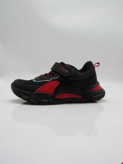 Buty Sportowe Dziecięce F809 BLACK/RED 25-30