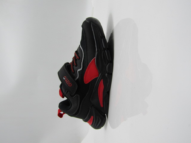 Buty Sportowe Dziecięce F807 BLACK/RED 31-36